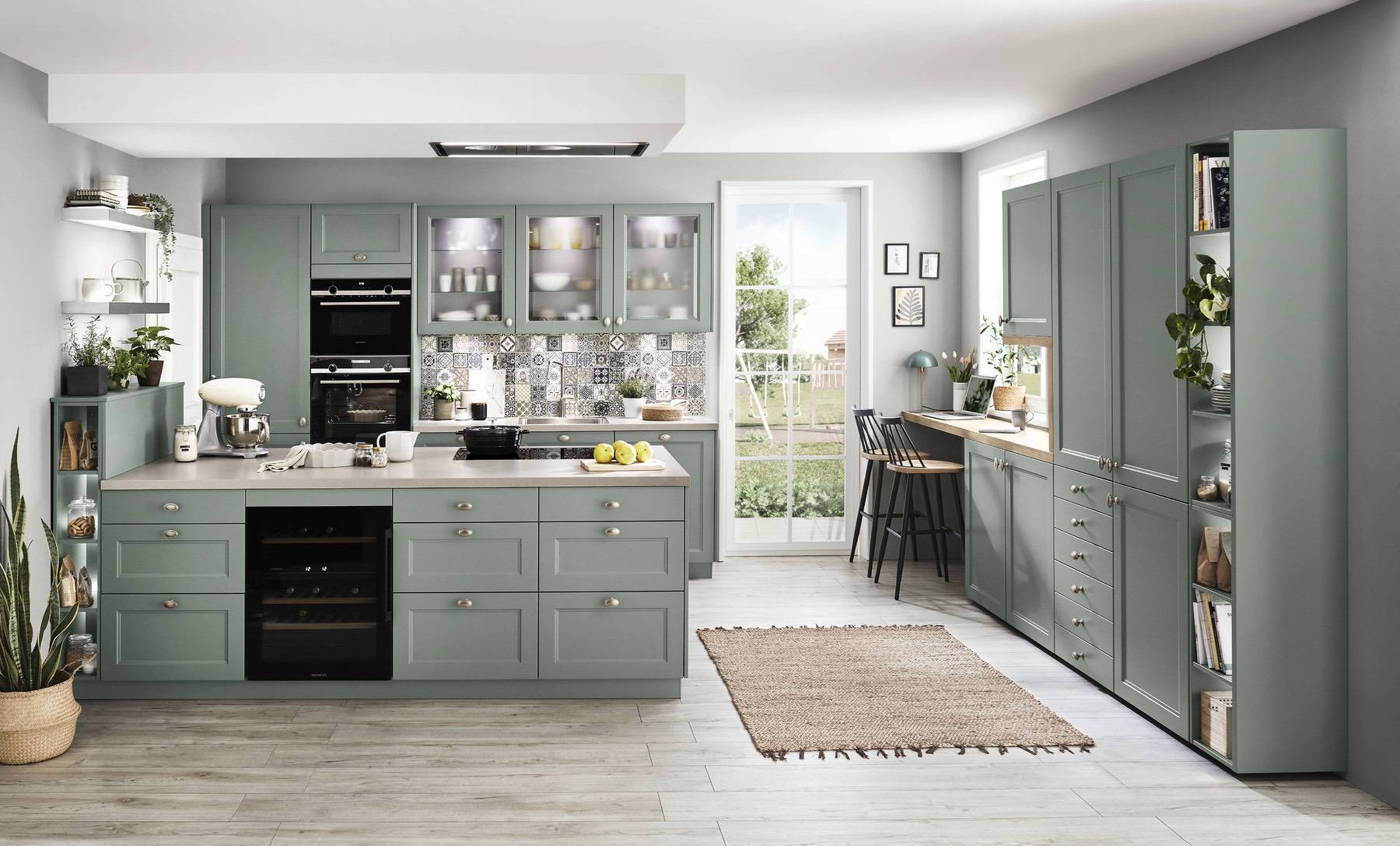 Nobilia Pastel Shaker Kitchen | Square Kitchens, Barnsley